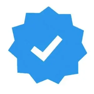 blue verified check
