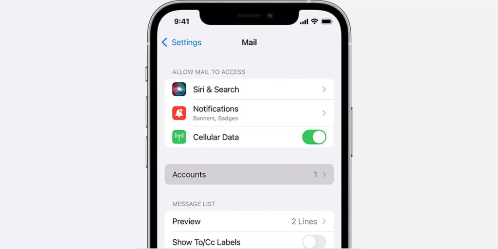 activate Gmail on iPhone 2